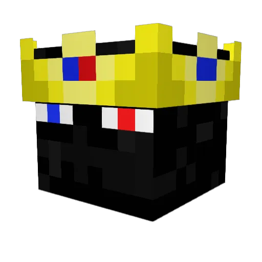 Semmuq Minecraft avatar head, 3D render
