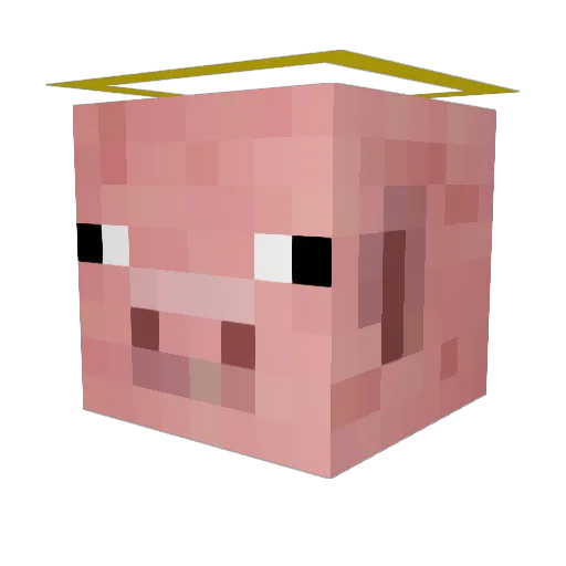 SemoRi3 Minecraft avatar head, 3D render