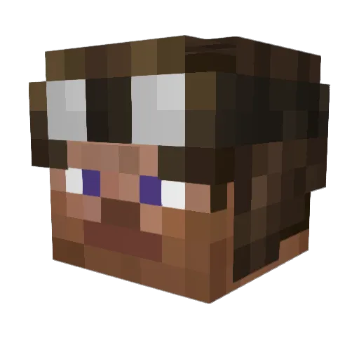 SemonDemon54 Minecraft avatar head, 3D render