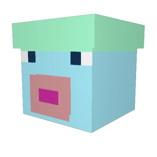 Semon_Demon69 Minecraft avatar head, 3D render