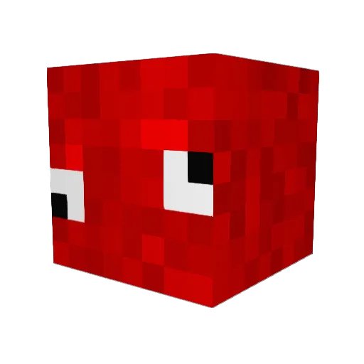 Semtembz Minecraft avatar head, 3D render