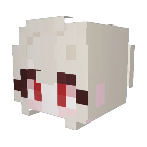 Semtori Minecraft avatar head, 3D render