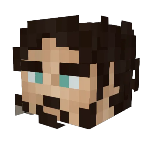 SenBy99 Minecraft avatar head, 3D render