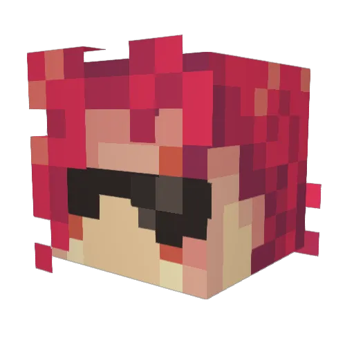 Senar_Valor Minecraft avatar head, 3D render