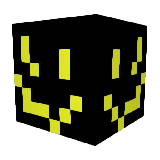 Senarver Minecraft avatar head, 3D render