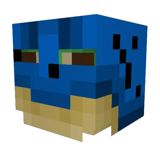 SenateSandwich Minecraft avatar head, 3D render