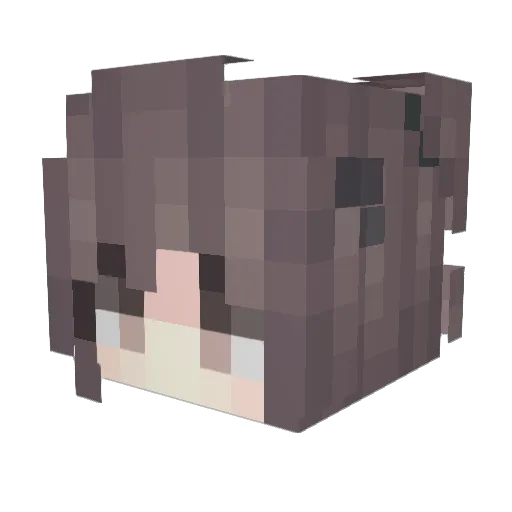 Senbonzakura2005 Minecraft avatar head, 3D render