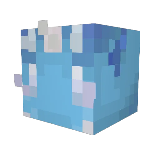 SencayC Minecraft avatar head, 3D render