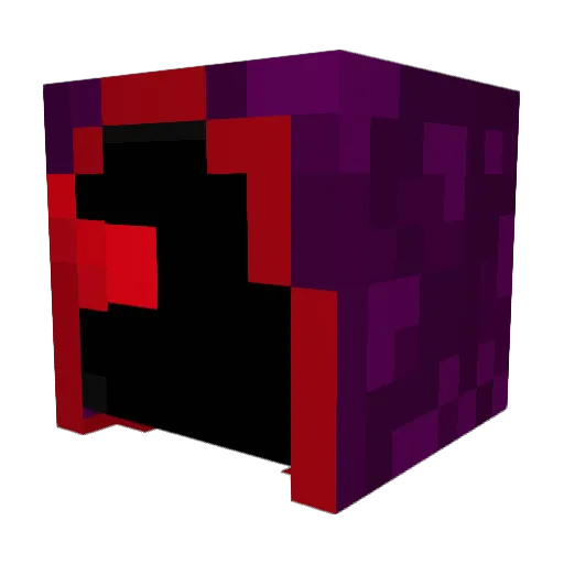 Sendarax Minecraft avatar head, 3D render