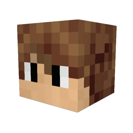 Sendy159 Minecraft avatar head, 3D render