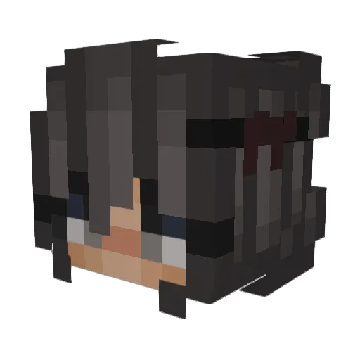 Sendyyy Minecraft avatar head, 3D render