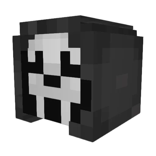 Senegal_Nel Minecraft avatar head, 3D render