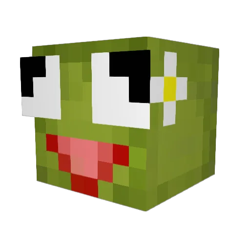 SenilArne Minecraft avatar head, 3D render