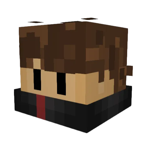 SeniorMints Minecraft avatar head, 3D render