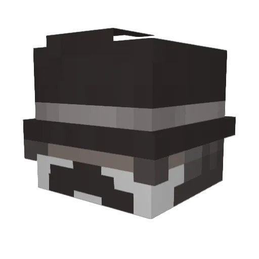 Senior_Pagrimon Minecraft avatar head, 3D render