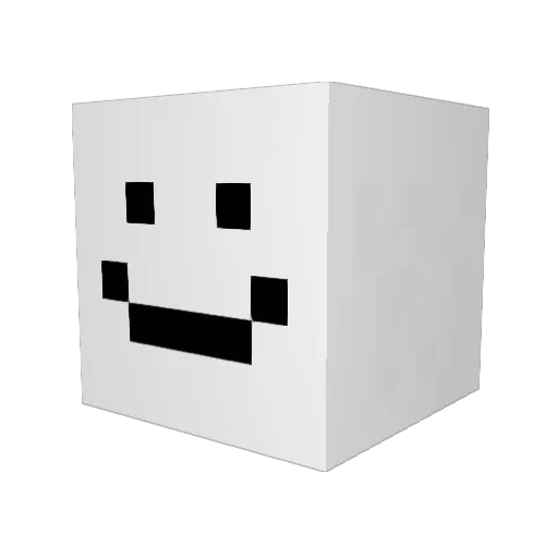 Senis123 Minecraft avatar head, 3D render