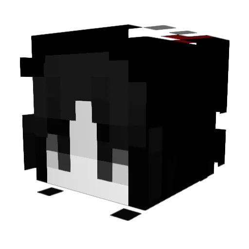Senivo Minecraft avatar head, 3D render