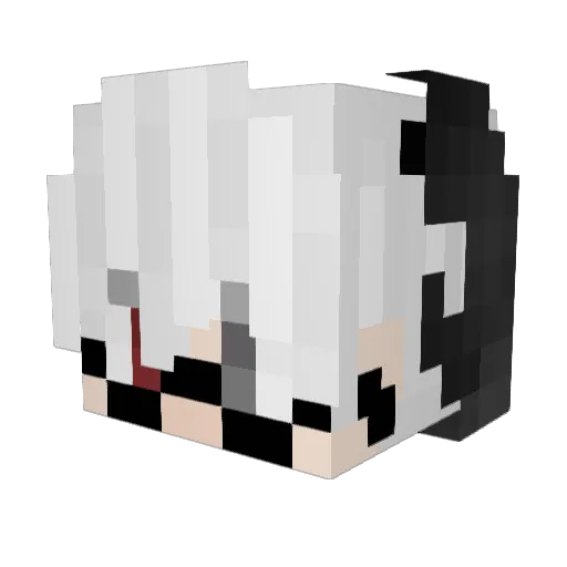 Senkiw Minecraft avatar head, 3D render