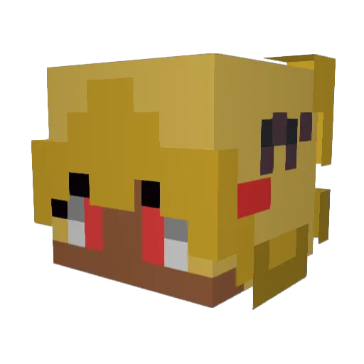 Senna_Kr4wk Minecraft avatar head, 3D render