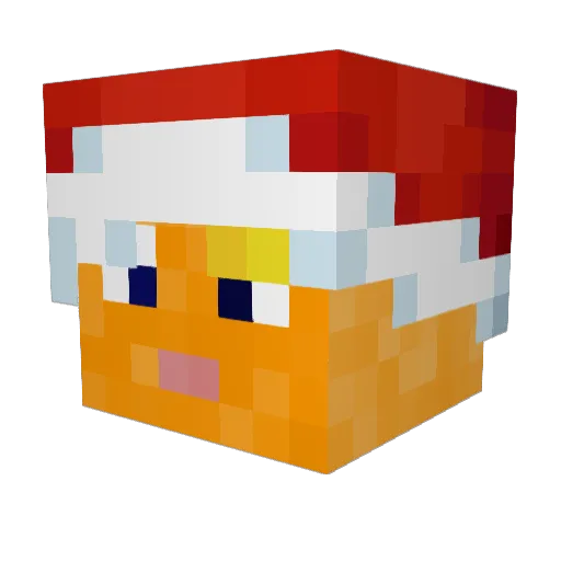 Senne_Dhp Minecraft avatar head, 3D render
