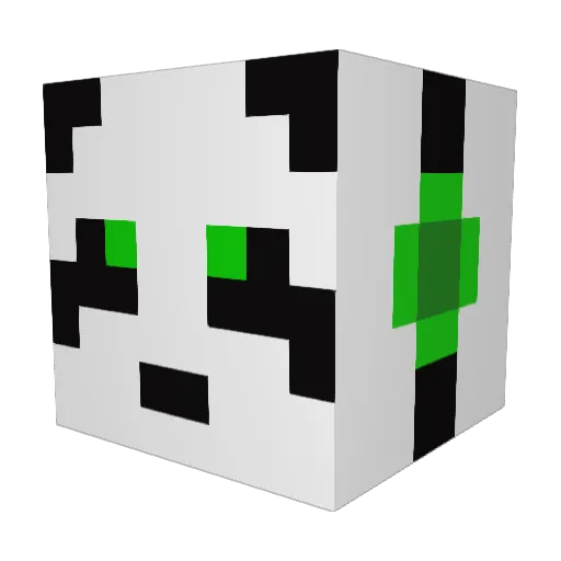 Sennie10 Minecraft avatar head, 3D render