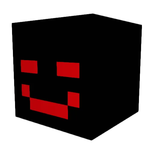 Sennsav Minecraft avatar head, 3D render