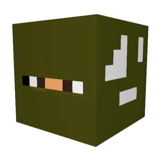 SenorBenjamin Minecraft avatar head, 3D render