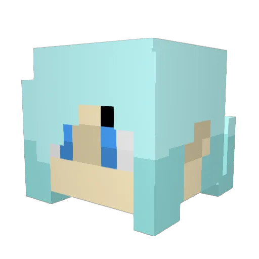 SenorCannoli Minecraft avatar head, 3D render