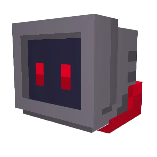 SenorGoose Minecraft avatar head, 3D render