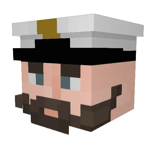 SenorGumble Minecraft avatar head, 3D render