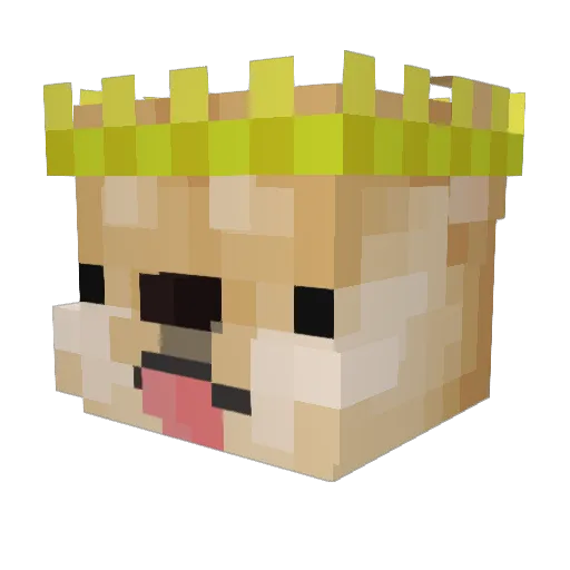 SenorLambchops Minecraft avatar head, 3D render