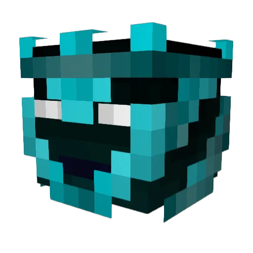 SenorLaz Minecraft avatar head, 3D render
