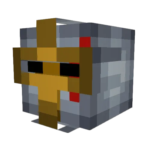 SenorMexican Minecraft avatar head, 3D render