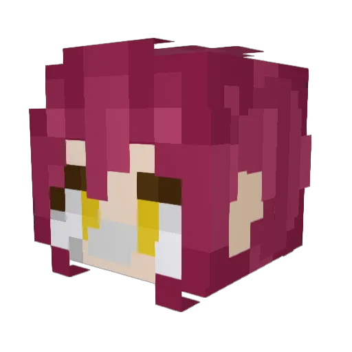 SenorMonkey123 Minecraft avatar head, 3D render