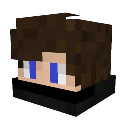 SenorSandwich Minecraft avatar head, 3D render