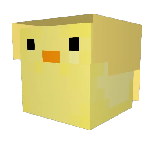 SenorSquirt Minecraft avatar head, 3D render