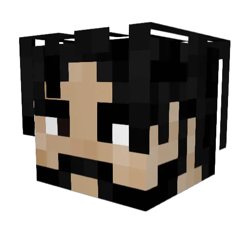 SenorTacodude Minecraft avatar head, 3D render