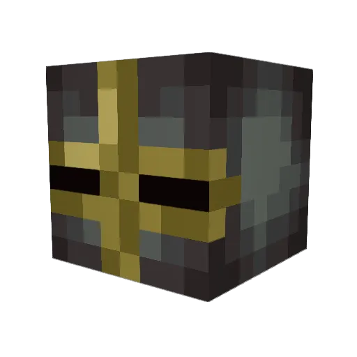 SenorYun Minecraft avatar head, 3D render