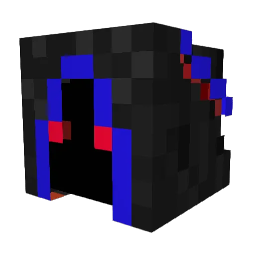 Senor_Autismus Minecraft avatar head, 3D render