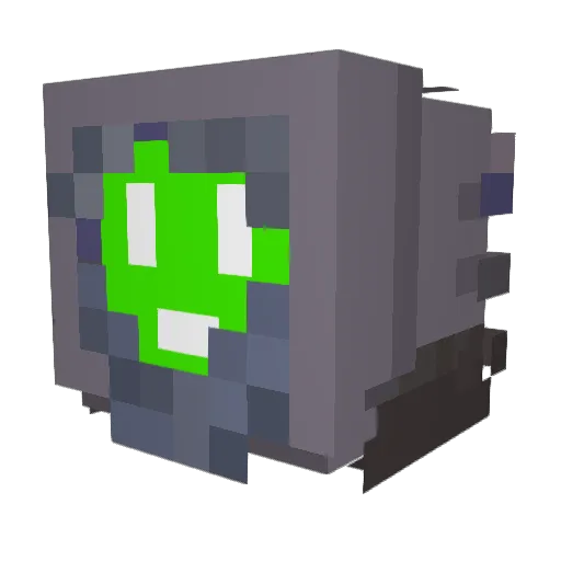 Senor_Mop Minecraft avatar head, 3D render