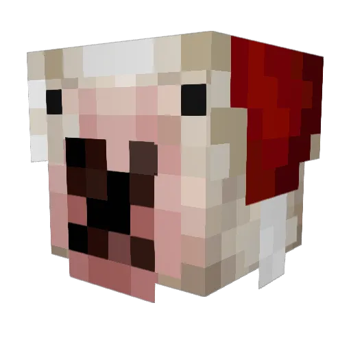 Senor_Simba Minecraft avatar head, 3D render
