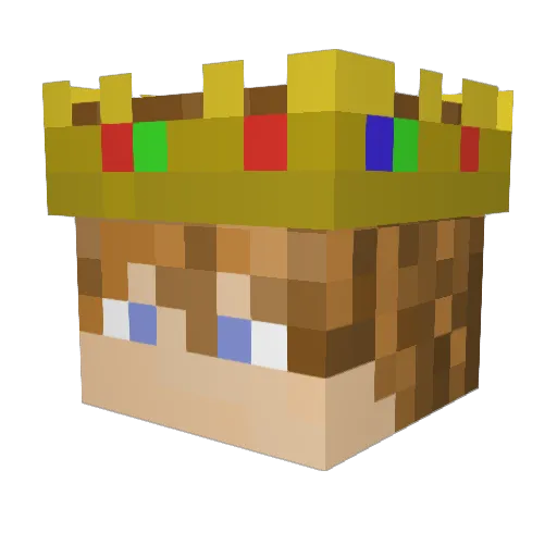 Senpai154321 Minecraft avatar head, 3D render