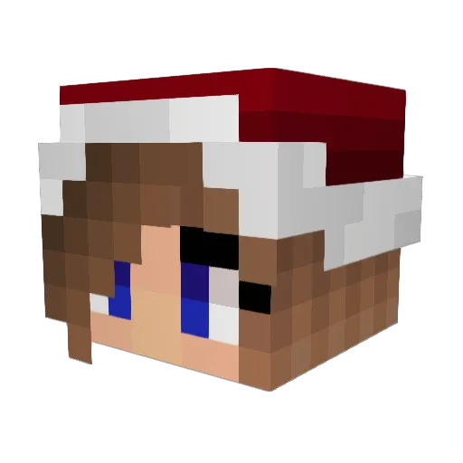 SenpaiSenx Minecraft avatar head, 3D render
