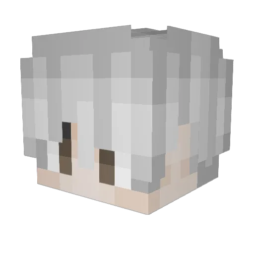 SenpaiYahiko Minecraft avatar head, 3D render