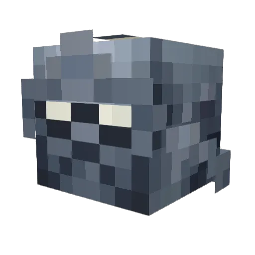 Senpai_Joestar Minecraft avatar head, 3D render