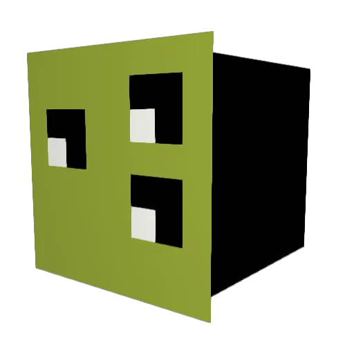 Senpaixox_ Minecraft avatar head, 3D render