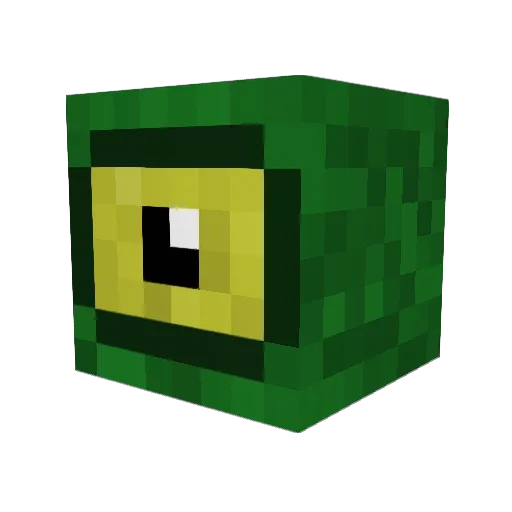 Sensath Minecraft avatar head, 3D render