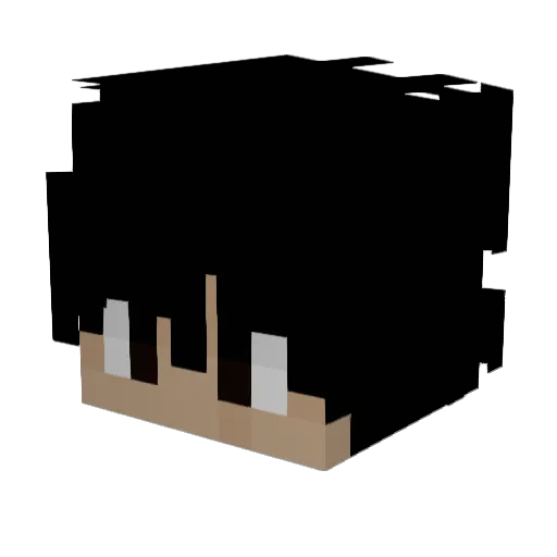 SenseiManos Minecraft avatar head, 3D render
