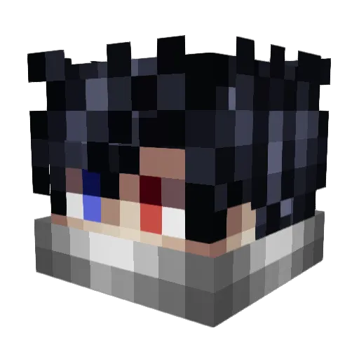 SenseiSelim__ Minecraft avatar head, 3D render