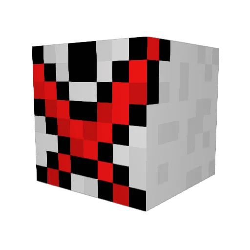 SenseiSinna Minecraft avatar head, 3D render